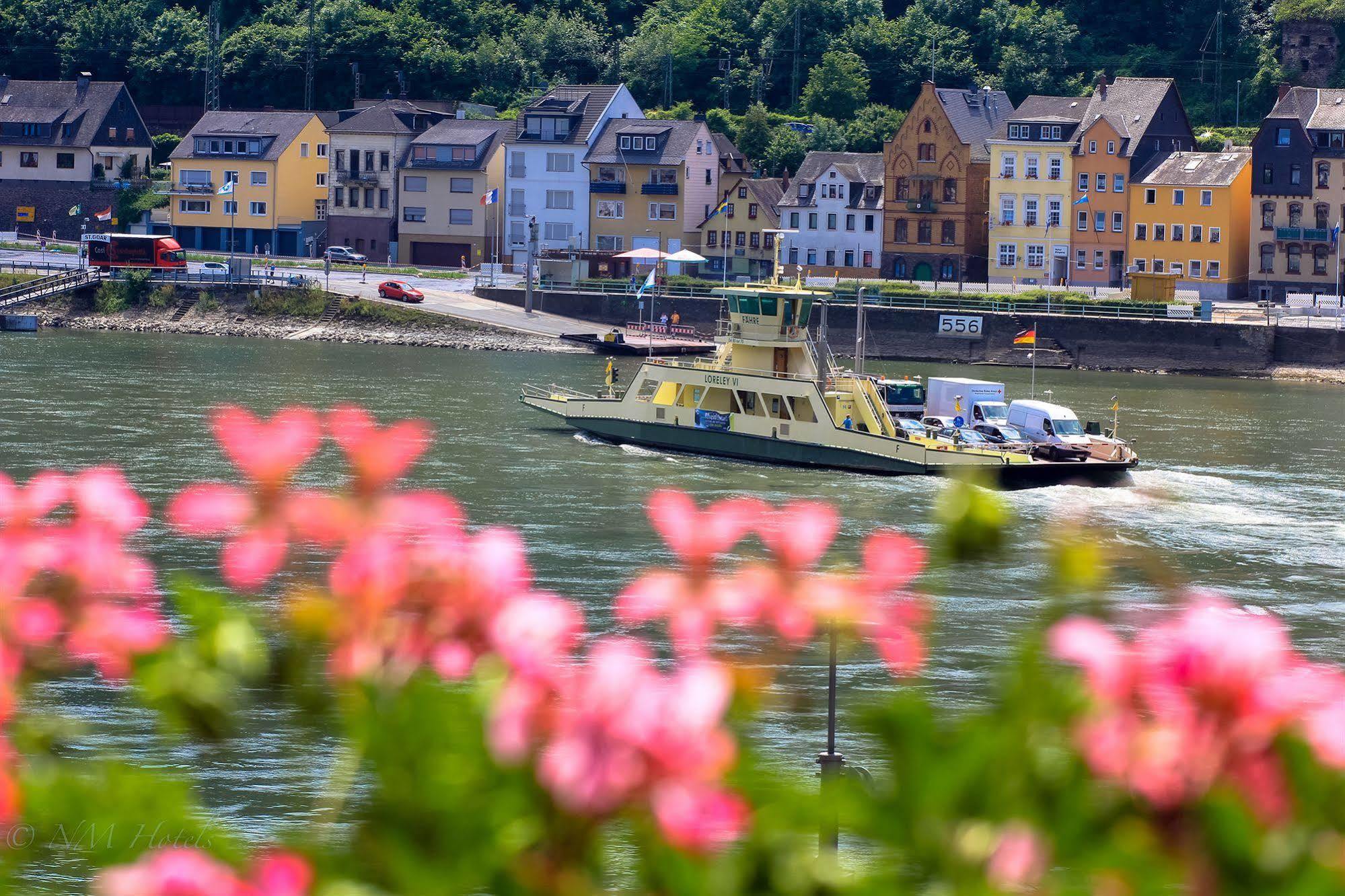 Pohl'S Rheinhotel Adler Sankt Goarshausen Eksteriør bilde