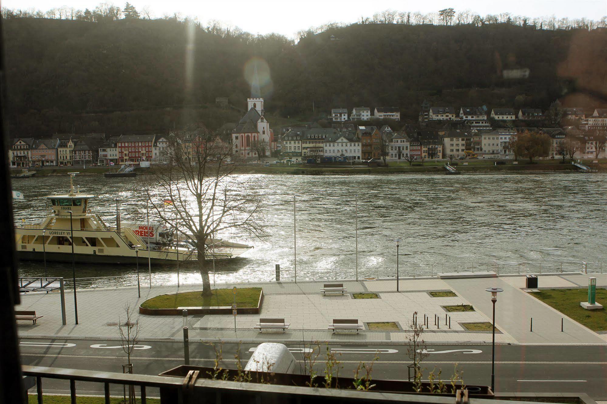 Pohl'S Rheinhotel Adler Sankt Goarshausen Eksteriør bilde