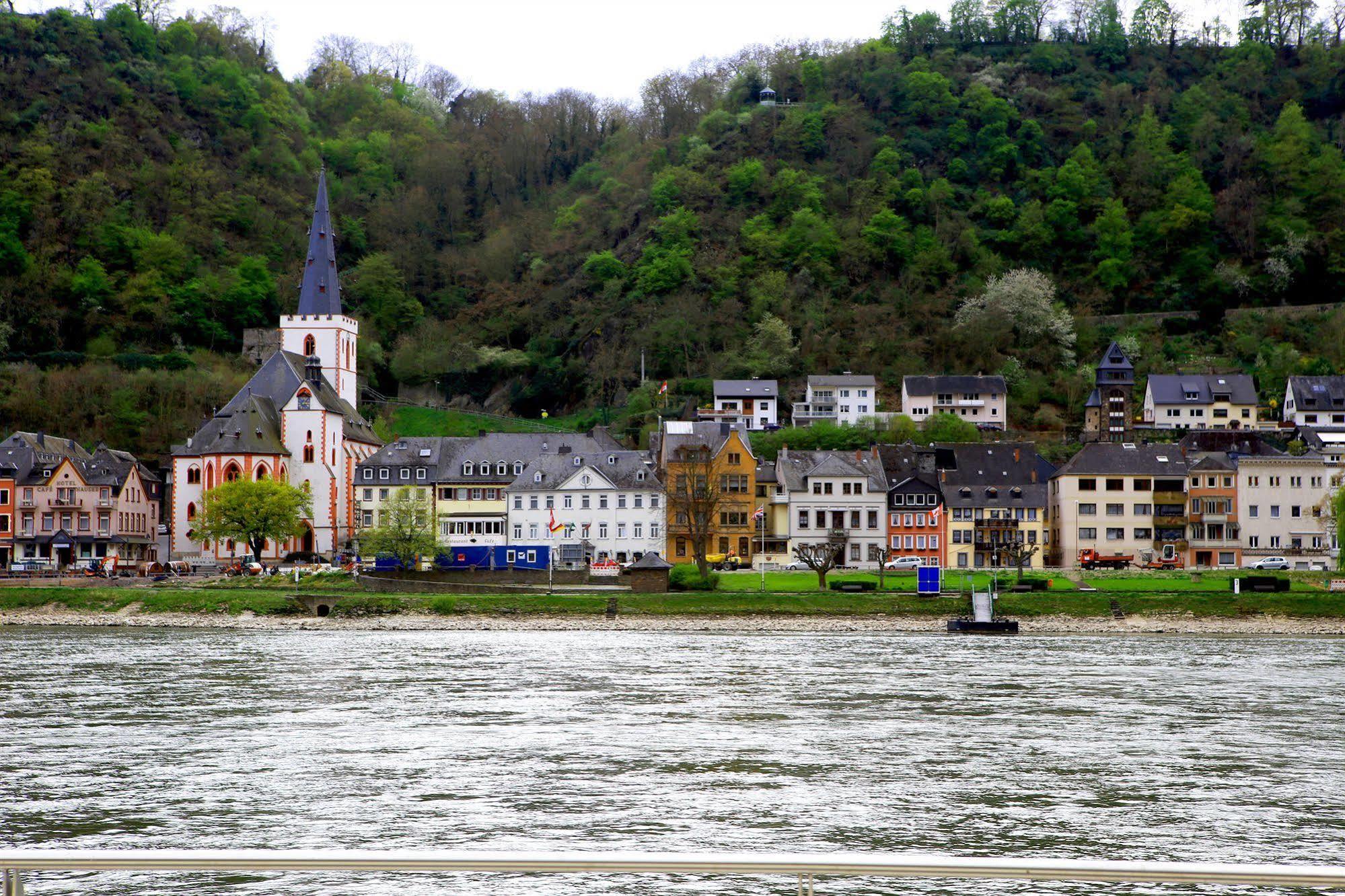 Pohl'S Rheinhotel Adler Sankt Goarshausen Eksteriør bilde