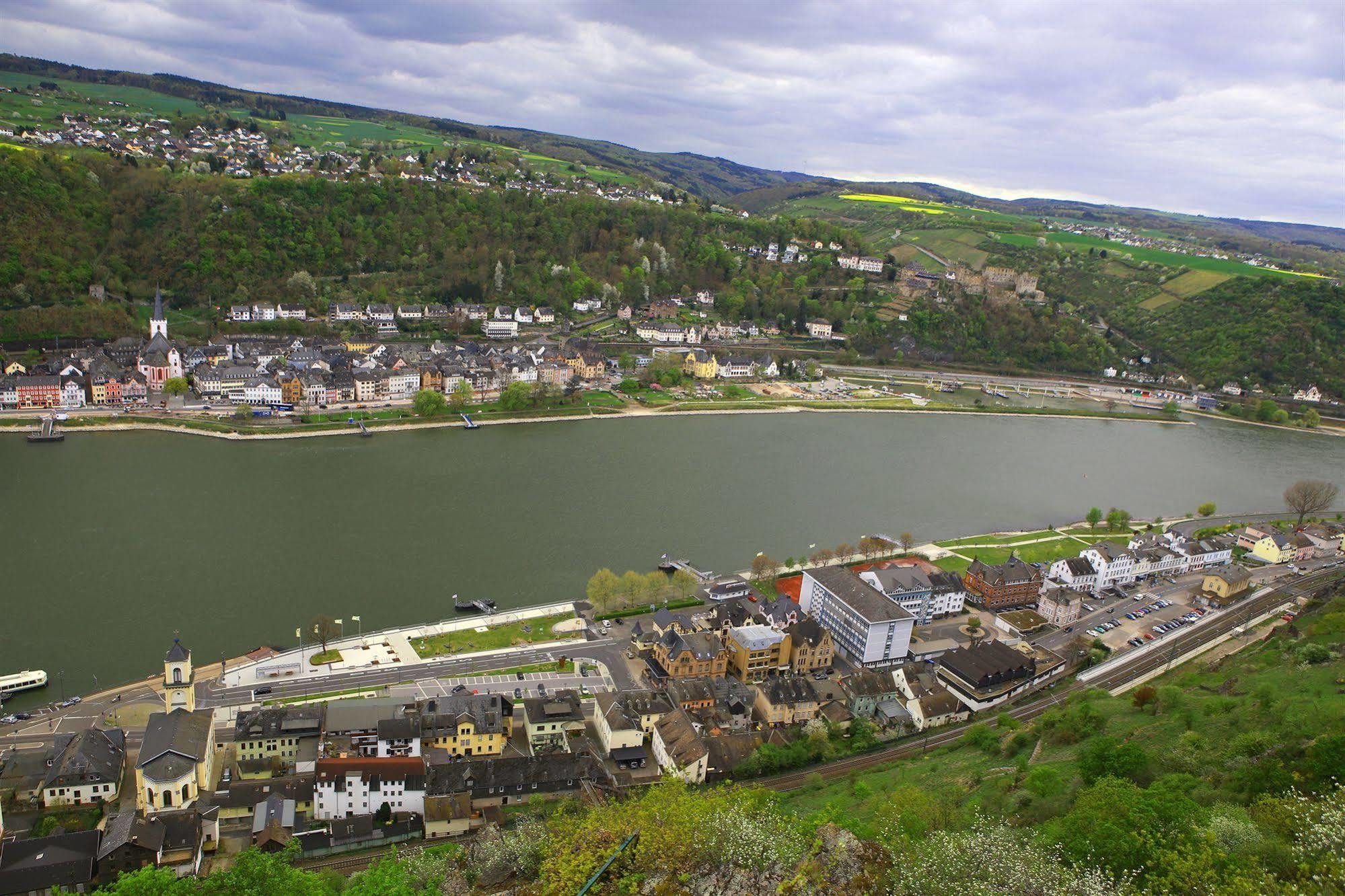 Pohl'S Rheinhotel Adler Sankt Goarshausen Eksteriør bilde