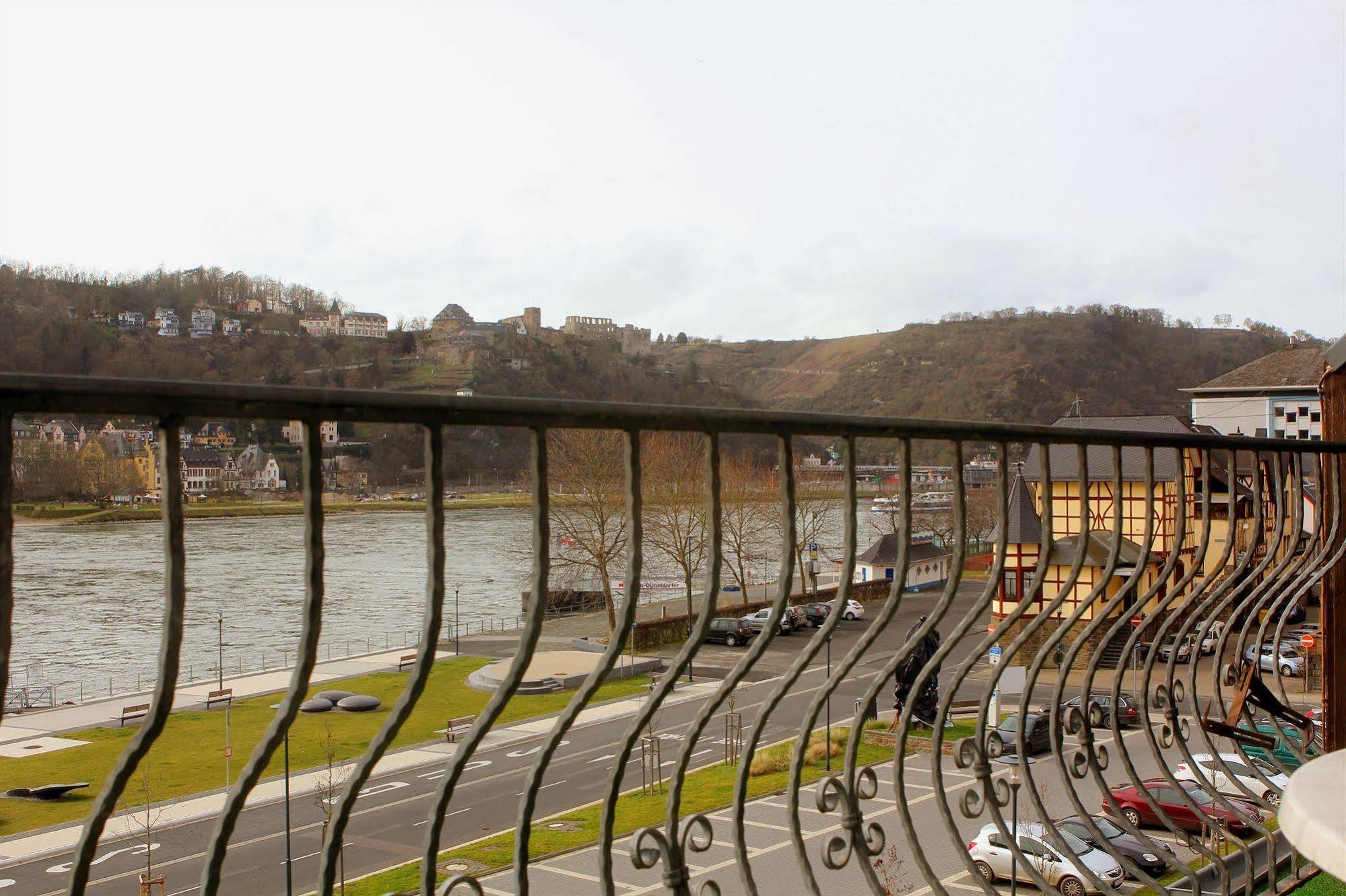 Pohl'S Rheinhotel Adler Sankt Goarshausen Eksteriør bilde